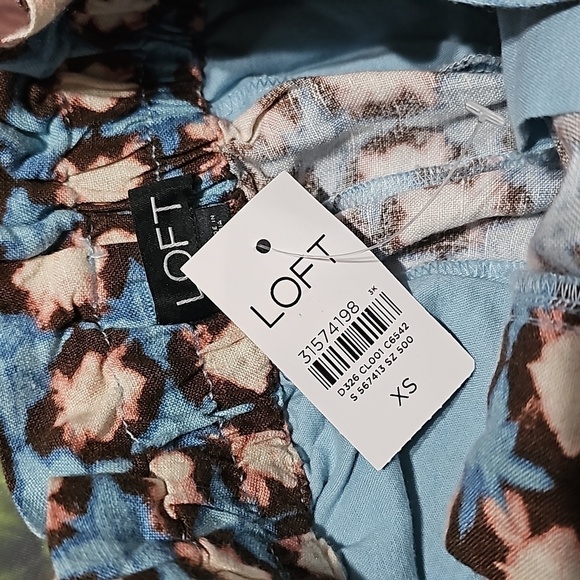 Loft‎ Graphic Print Shorts Size XS NWT - Picture 5 of 8